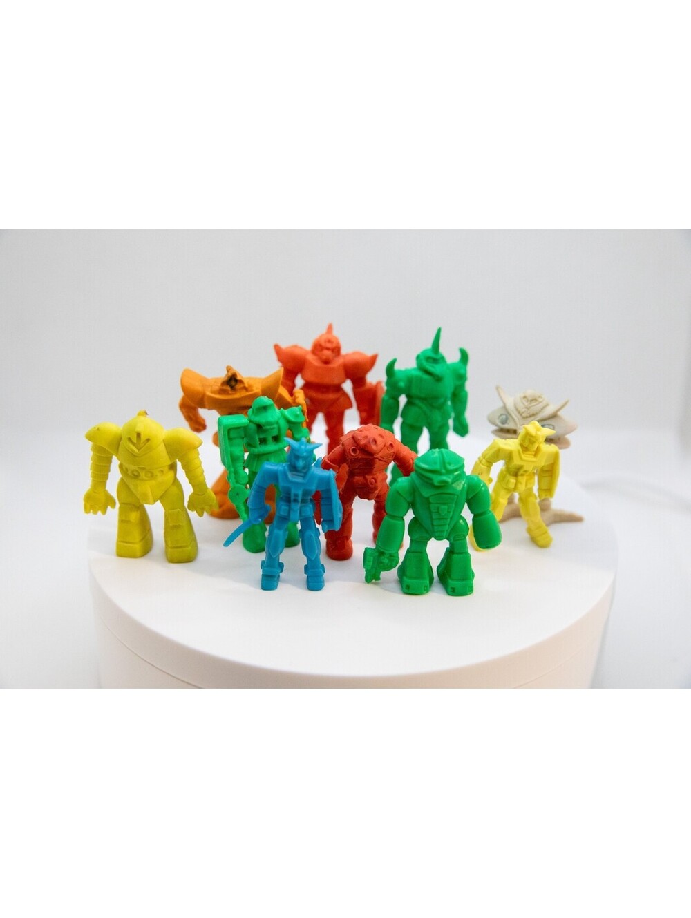 Keshigomu (keshi) robot figures Gundam 1980s - Set of 10 - Set 03